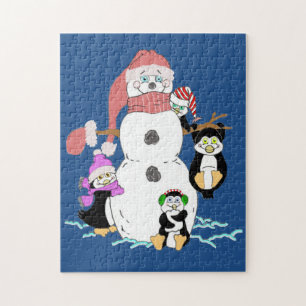 Snowman and Penguin Puzzle