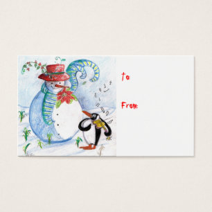 SNOWMAN AND PENGUIN'S WINTER SERENADE