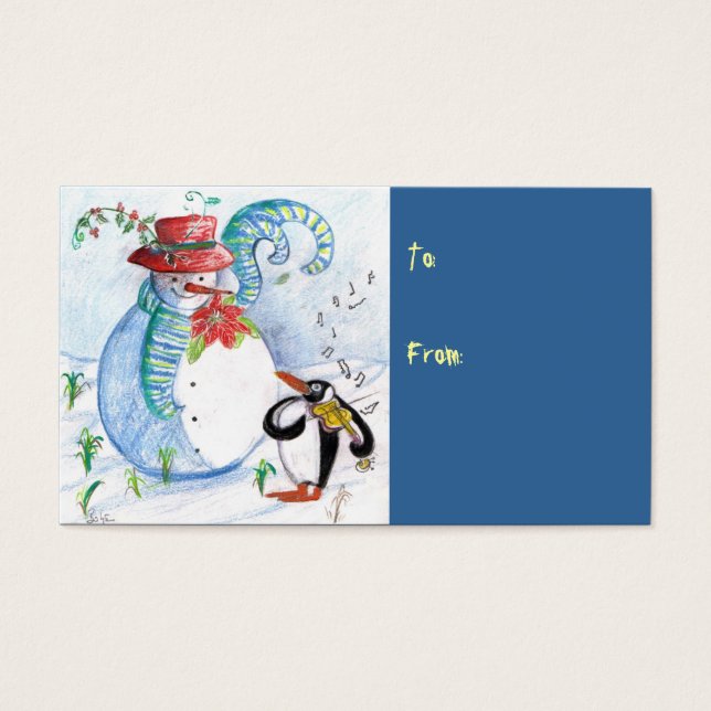 SNOWMAN AND PENGUIN'S WINTER SERENADE (Front)