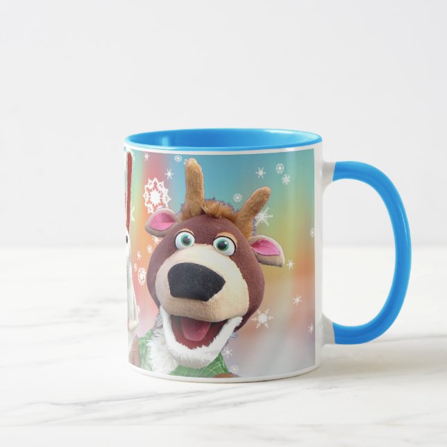 snowman and reindeer mug (Right)