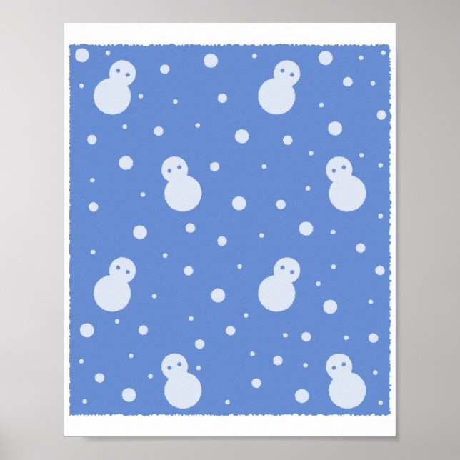 Snowman and Snow Poster (Front)