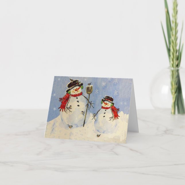 Snowman and Son Card (Front)