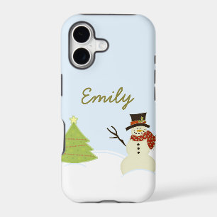 Snowman and Tree CM iPhone 5 BT ID Case