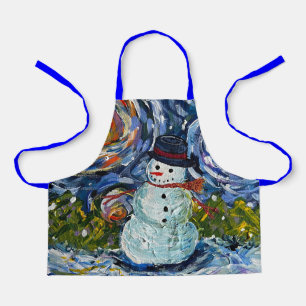 Snowman Apron