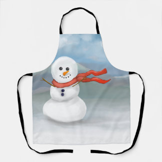 Snowman Apron