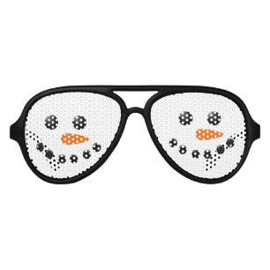Snowman Aviator Sunglasses