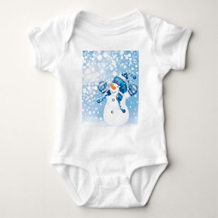 Snowman Baby Bodysuit