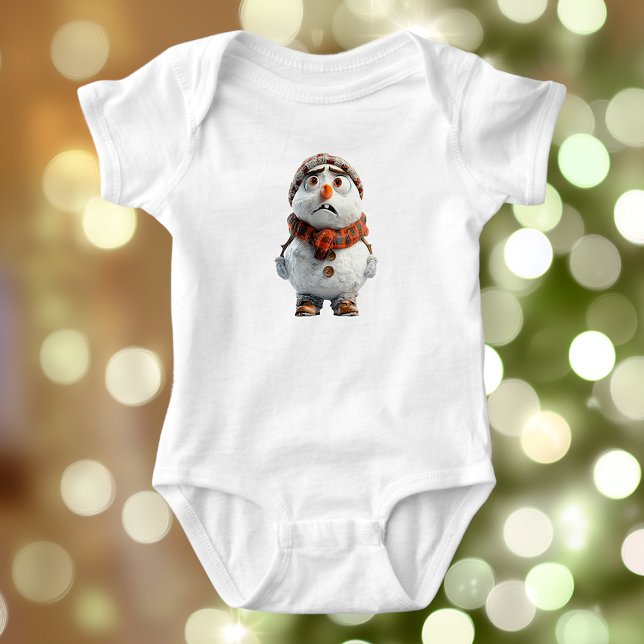 Snowman Baby Bodysuit (Creator Uploaded)