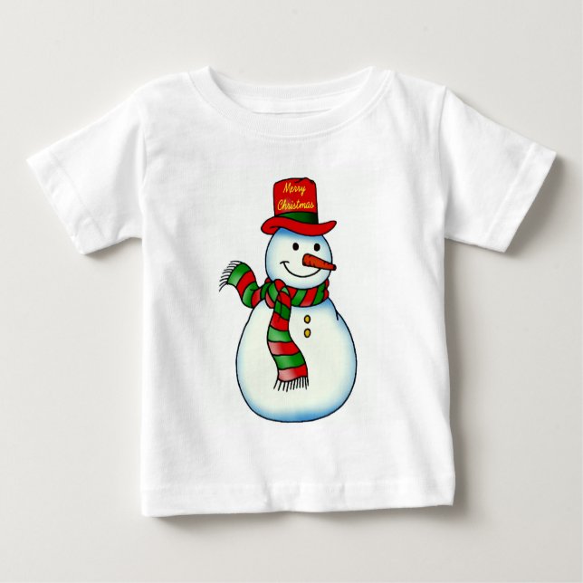 Snowman Baby T-Shirt (Front)