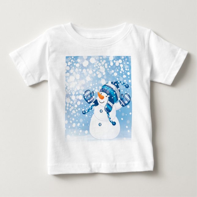 Snowman Baby T-Shirt (Front)