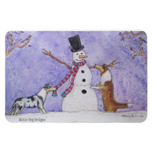 Snowman Bandits Magnet