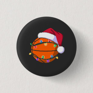 Snowman Basketball Christmas Santa Baseball Sport 3 Cm Round Badge