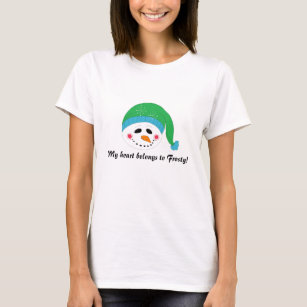 Snowman Big Grin T-Shirt