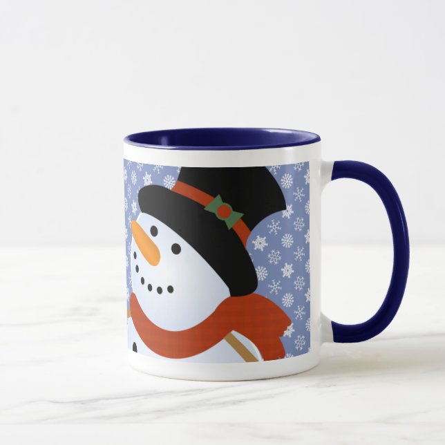 Snowman Blizzard Holiday Mug (Right)