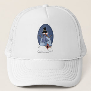 Snowman Blue Tshirts and Gifts Trucker Hat