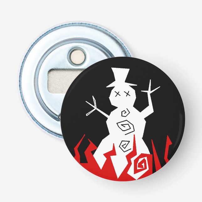 Snowman Bottle Opener (Front)