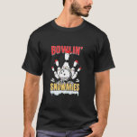 Snowman Bowling Funny Xmas Bowling Pins Christmas  T-Shirt<br><div class="desc">Snowman Bowling Funny Xmas Bowling Pins Christmas Bowling</div>