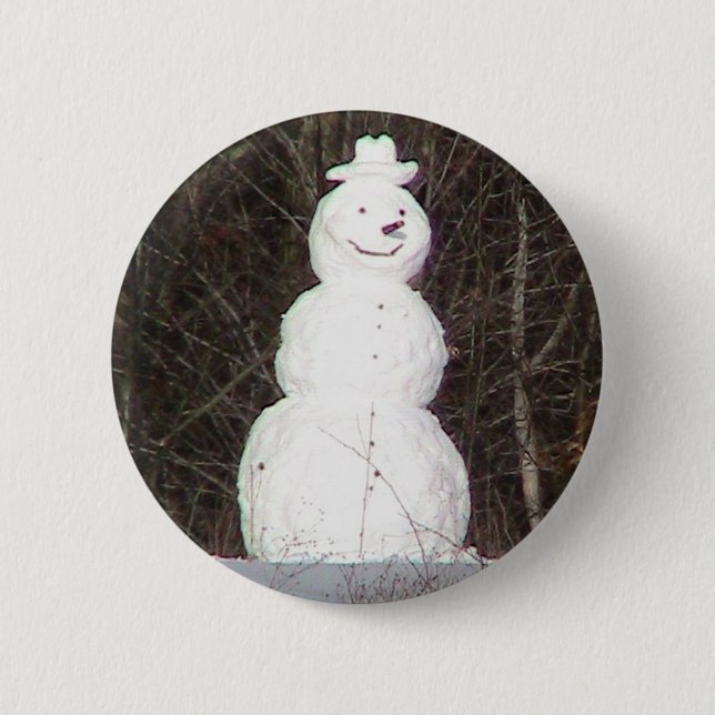 Snowman Button (Front)