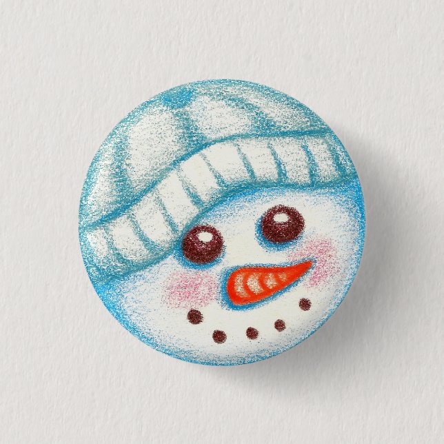 Snowman  Button (Front)