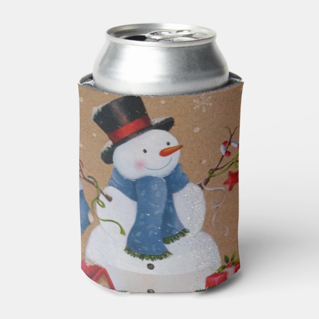 Snowman Can Cooler (Can Front)