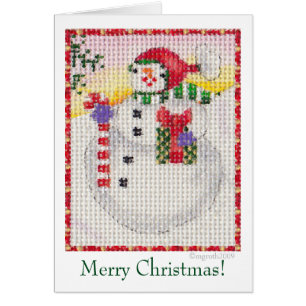 Snowman card