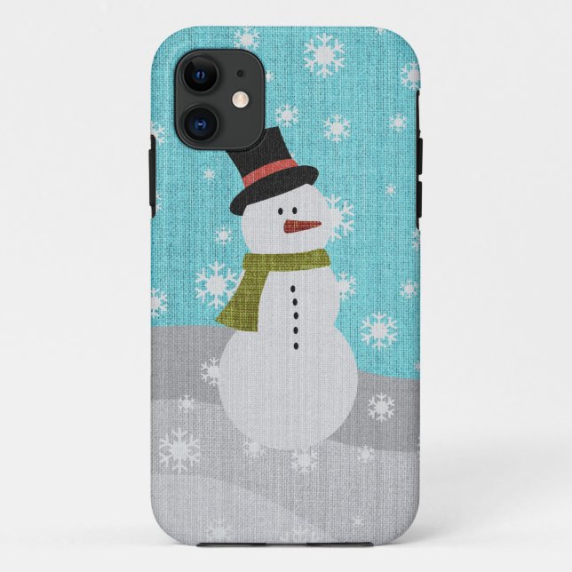 Snowman Case-Mate iPhone Case (Back)