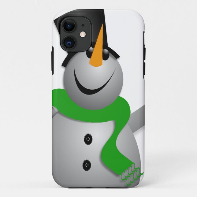 Snowman Case-Mate iPhone Case (Back)