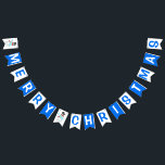 Snowman Christmas Bunting Flags<br><div class="desc">Merry Christmas Bunting Flags Snowmans with Guitar - Customisable - or Choose / Add Your Unique Picture / Photo / Text / Name / Colours - Make Your Special Christmas Flags / Gift - Resize and move or remove and add elements / text with Customisation tool. Choose / Add Your...</div>