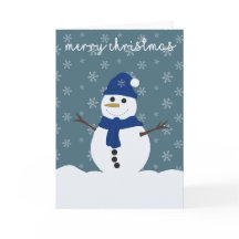 Snowman Christmas Card