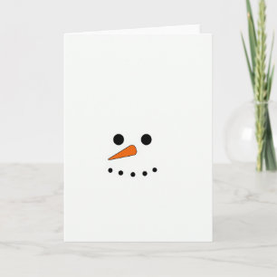 Snowman Christmas Card