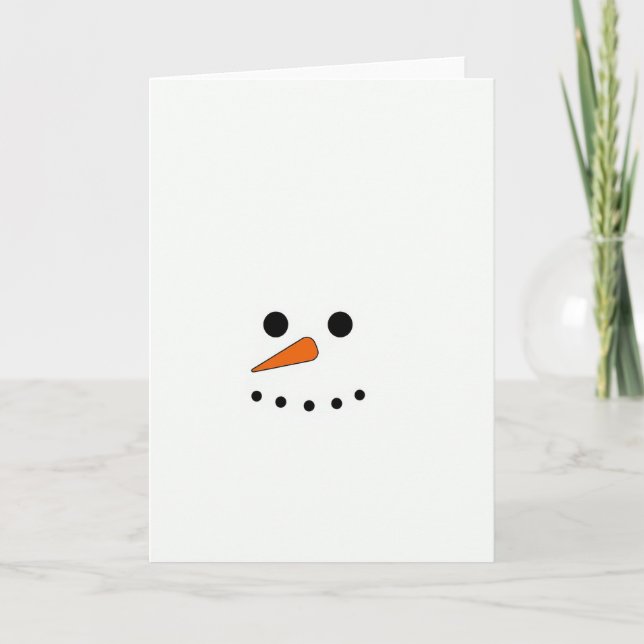 Snowman Christmas Card (Front)