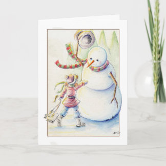 Snowman Christmas Card