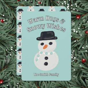 Snowman Christmas Card