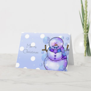 Snowman Christmas Card