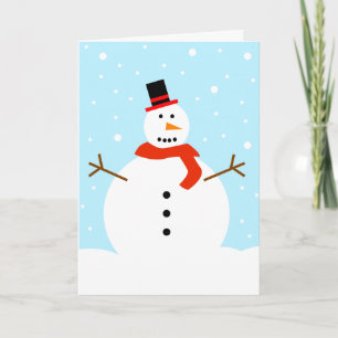 Snowman Christmas Card