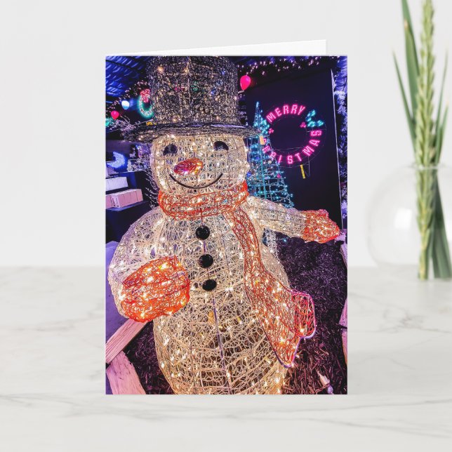 Snowman Christmas Card (Front)