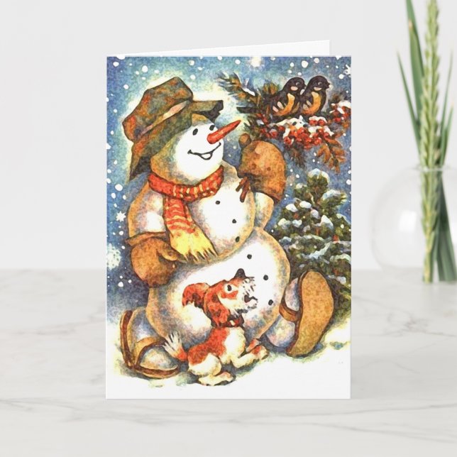Snowman Christmas Cards (Front)