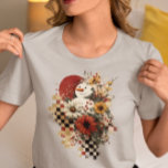 Snowman Christmas Chequered Board retro  Tri-Blend Shirt<br><div class="desc">This design is also available on other phone models. Choose Device Type to see other iPhone, Samsung Galaxy or Google cases. Some styles may be changed by selecting Style if that is an option. This design may be personalised in the area provided by changing the photo and/or text. Or it...</div>