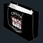 Snowman Christmas Chillin With My Snowmies Gift  Large Gift Bag<br><div class="desc">Snowman Christmas Chillin With My Snowmies Gift</div>