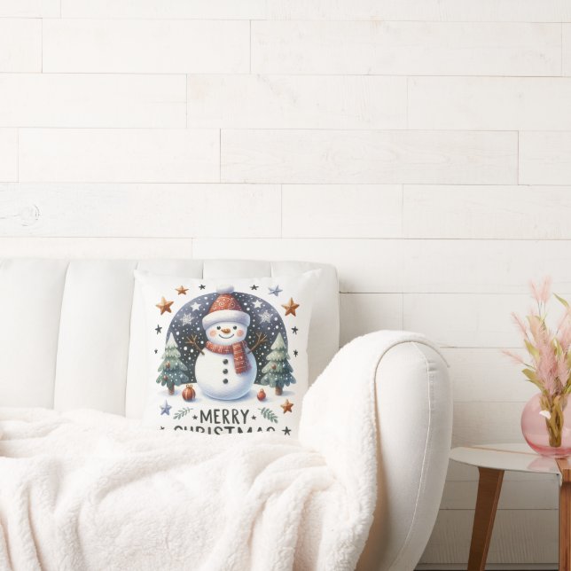 Snowman Christmas Cushion (Couch)