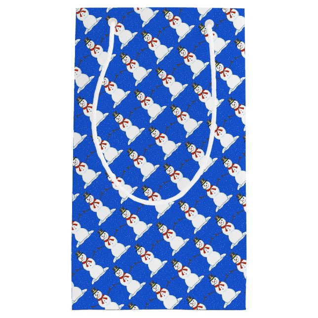 Snowman Christmas Gift Bag (Front)