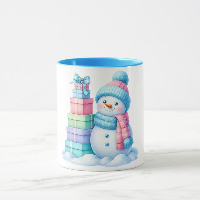 Snowman Christmas gift Mug (Center)