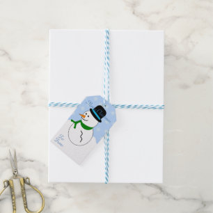 Snowman Christmas Gift Tags