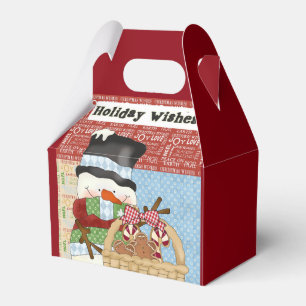 Snowman Christmas Holiday Gift Box