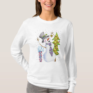 Snowman Christmas Jumper - Cute Snowman T-Shirt