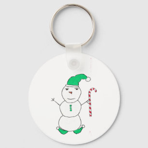 Snowman Christmas Key Ring