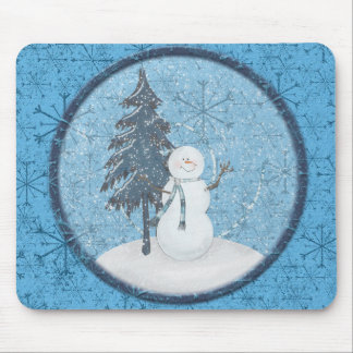 Snowman Christmas Mousepad
