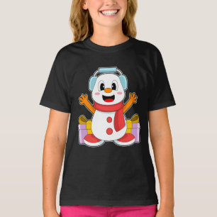 Snowman Christmas Music T-Shirt