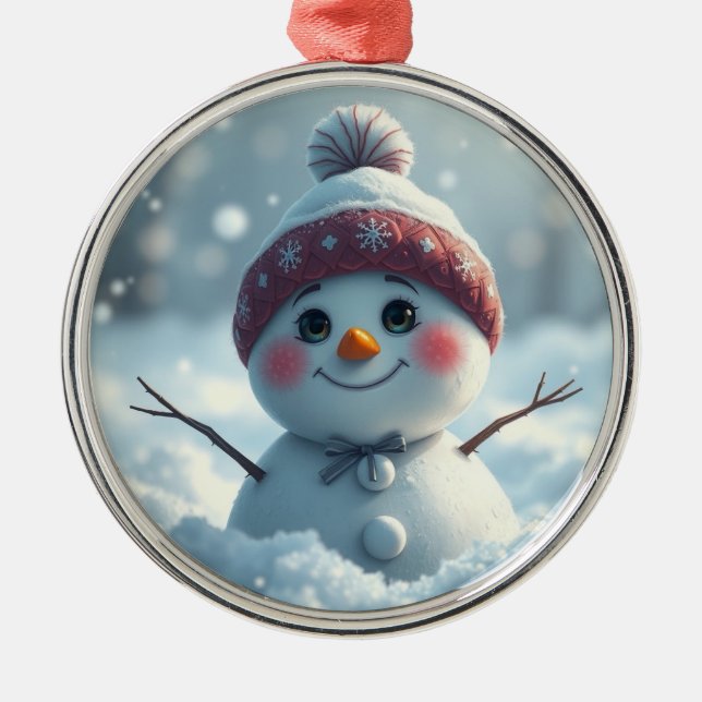 Snowman Christmas Ornament (Front)