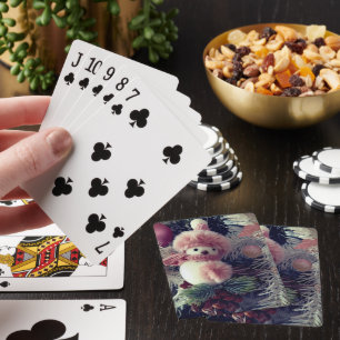 Snowman Christmas Playing Cards